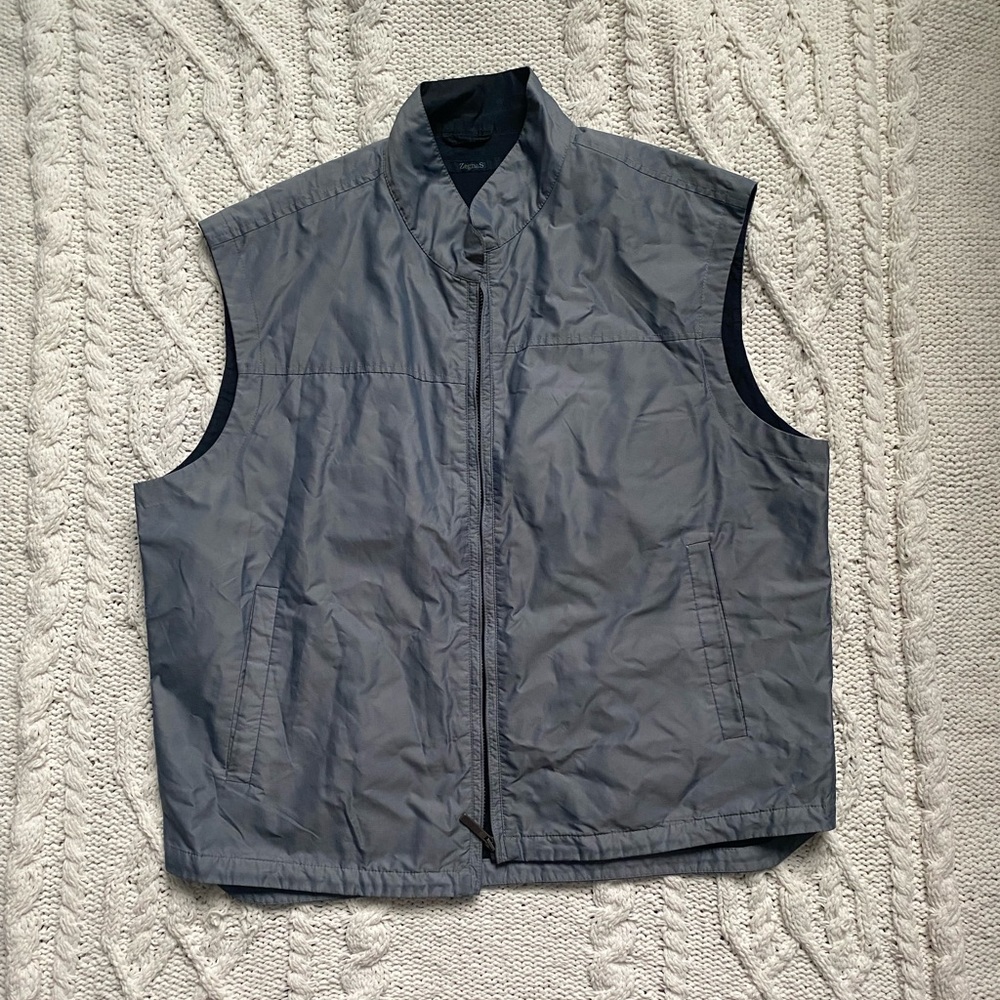 Grey/baby blue Activewear vest